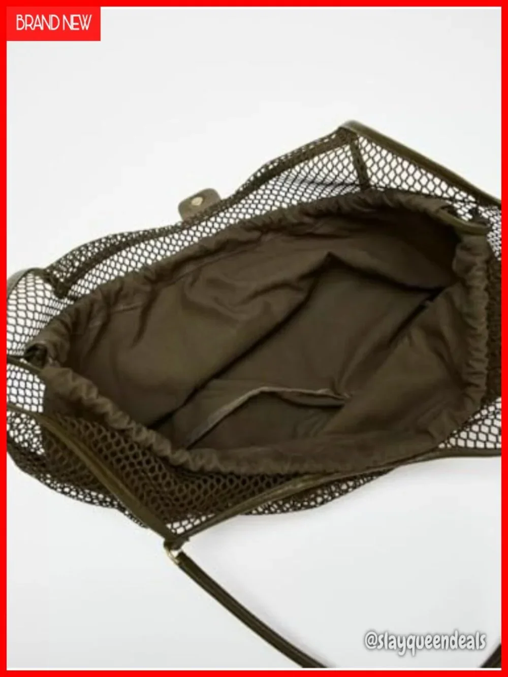 Large Mesh Hobo Bag for Women with Inner Pouch, Summer Beach Vacation Tote